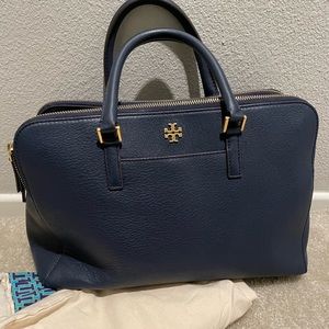 Tory Burch Georgia Pebbled Double Zip Bag
